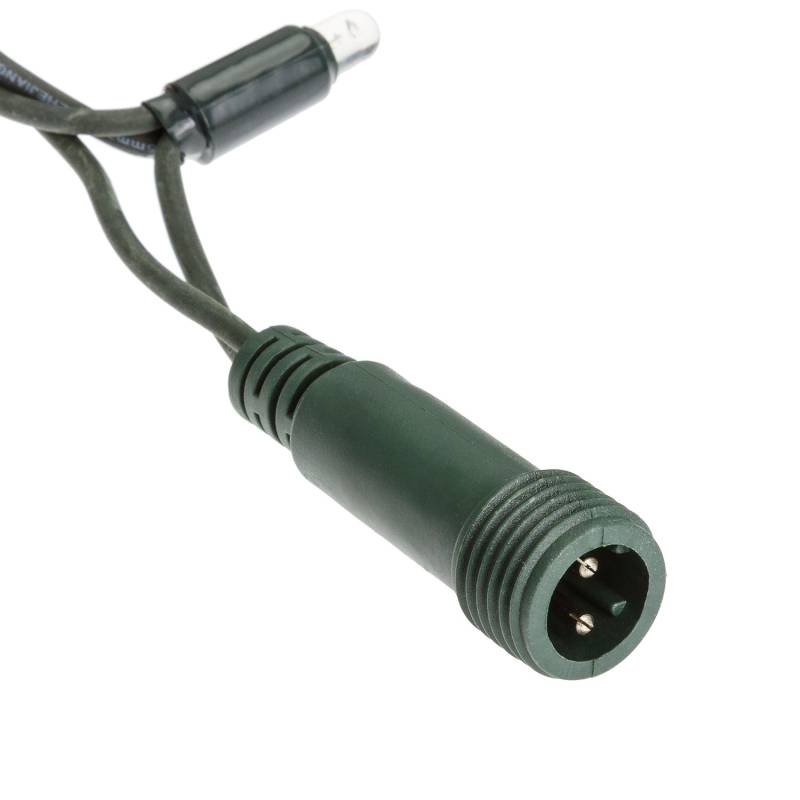 Guirlande Lumineuse IP67 20M 200 MaxiLED rouge et blanc froid scintillant 230V câble vert professionnelle