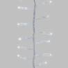 Guirlande lumineuse Boa 12cm 4M 192 MaxiLED blanc froid 8 modes câble transparent 24V professionnel IP44