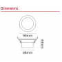 Spot encastrable rond dimensions