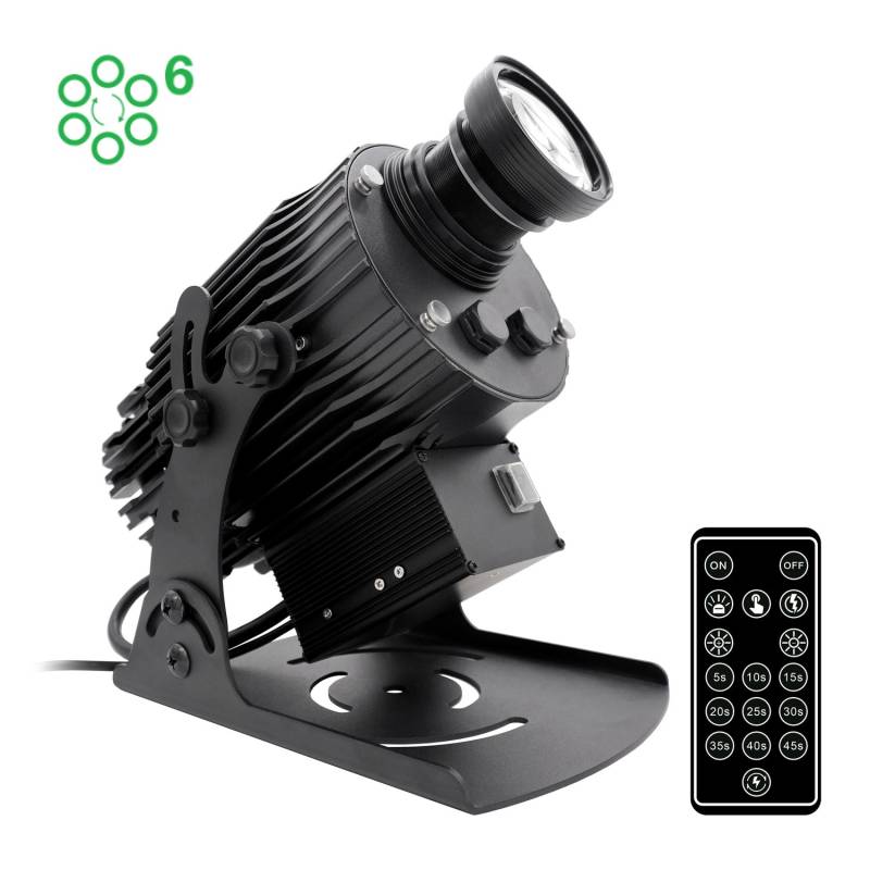 Projecteur Professionnel 6 images fixes interchangeables GOBO Ø30-20mm 150W OSRAM angle de projection 30°