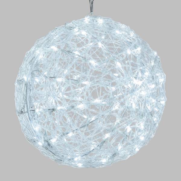 Sphère lumineuse Solaire D36cm 140 LED blanc froid 8 jeux lumières IP44 SMART Connect Lotti 31V