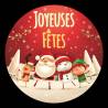 Gobo Ø48-30mm Personnages de Noël Joyeuses Fêtes uniquement pour Projecteurs LED Professionnels