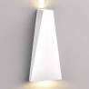 Applique murale exterieure design LED triangle Blanc neutre Haut Bas IP54 6W professionnelle