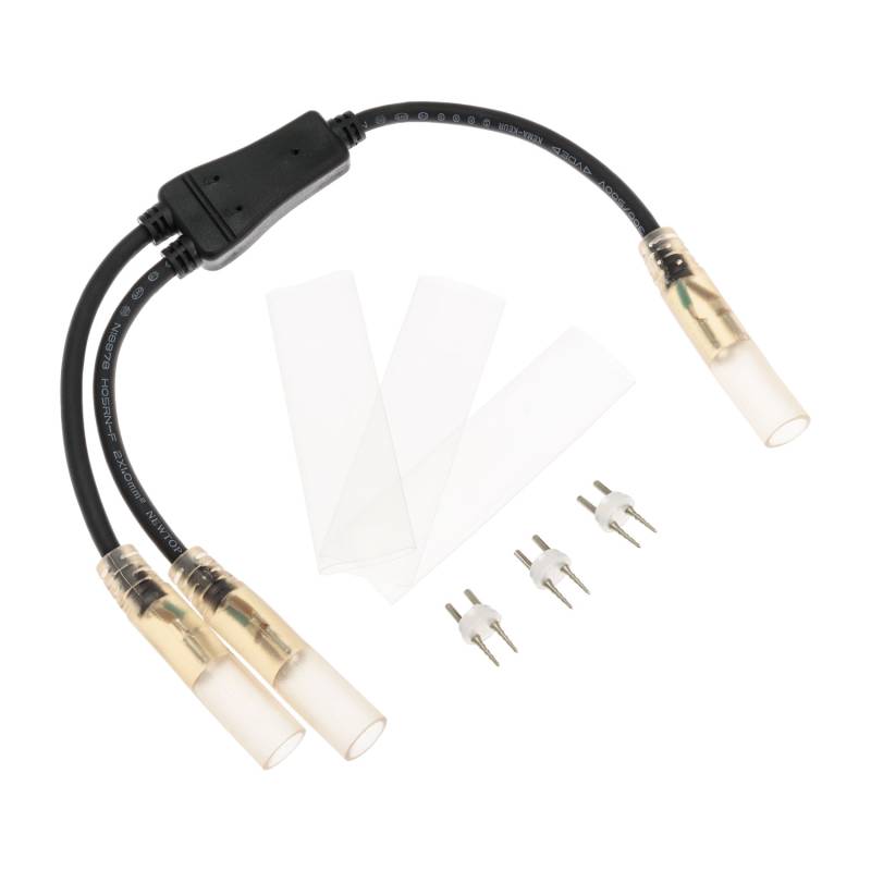 Connecteur en T pour cordon lumineux led professionnelle