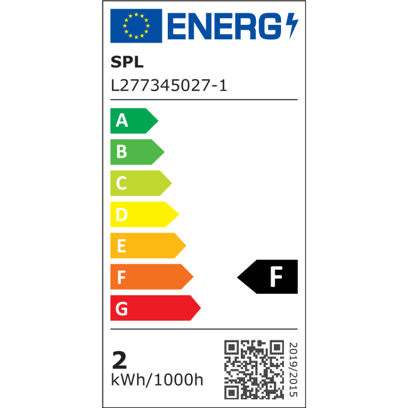 Ampoule LED E27 2W PLASTIQUE G45 Blanc Chaud - Guinguette Extérieur