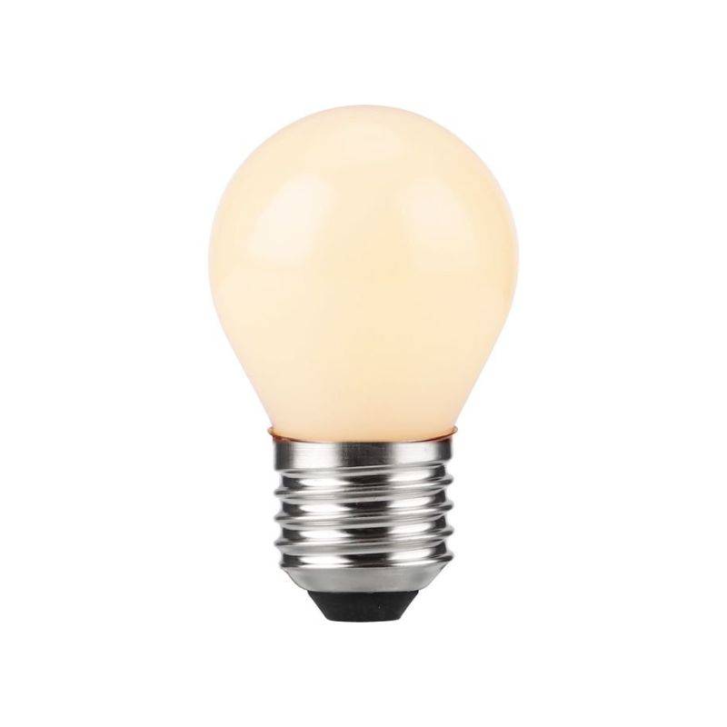 Ampoule Guinguette 6W dimmable blanc chaud 2200K E27 G45 en verre