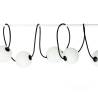 Guirlande Guinguette LED 10 Boules de 10CM Blanc Chaud IP67