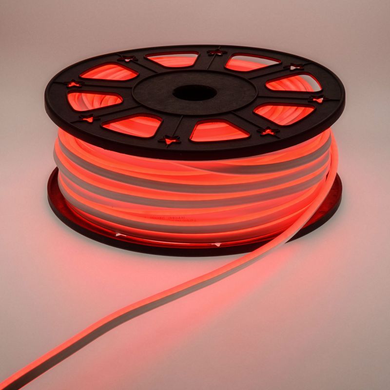 Néon flexible double face rouge 50M 6000 LED sécable 230V Professionnel