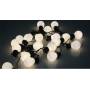 guirlande lumineuse guinguette Blanc chaud 10m 20 globes led Pas cher