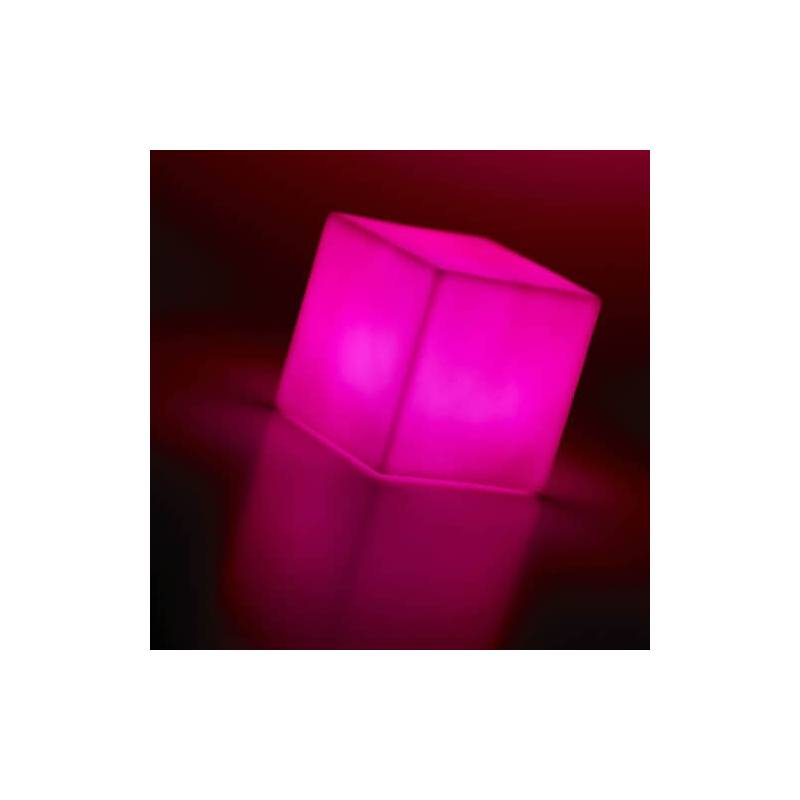 Mini cube lumineux led multicolore RVB piles sans fil autonome professionnel