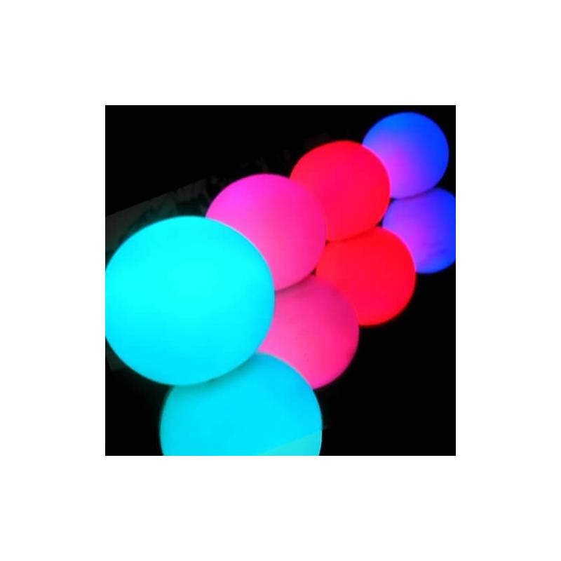 Mini boule lumineuse led multicolore piles  fixe ou clignotement sans fil