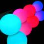 Mini boule lumineuse led multicolore piles  fixe ou clignotement sans fil