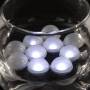 Mini boule lumineuse led flottante piles couleur au choix par 12 professionnel