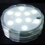 Base lumineuse led submersible blanche piles télécommande professionnel